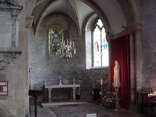 Inside Tewkesbury Abbey photo by poe