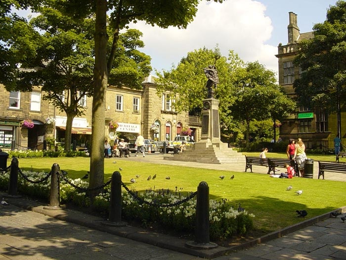 Glossop village in the Peak District, Derbyshire