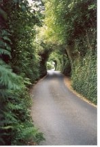 A road to St Ives, Cornwall