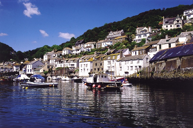 Entrance to Polperro Harbour