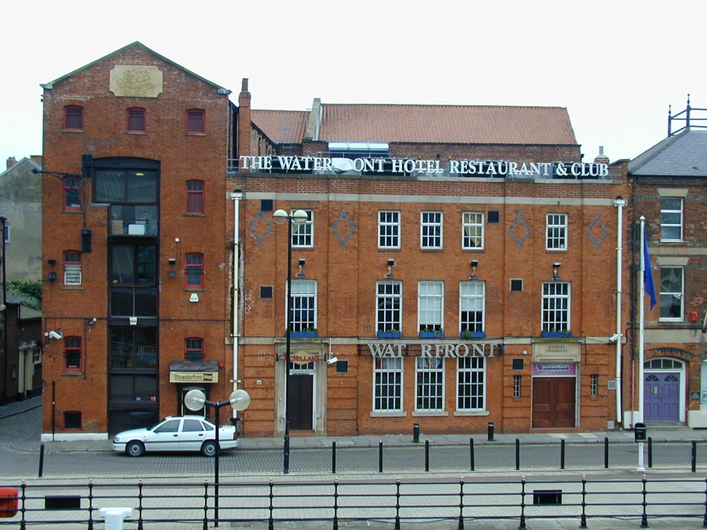 Waterfront Hotel on Princes Dockside from the Prince's Quay shopping centre