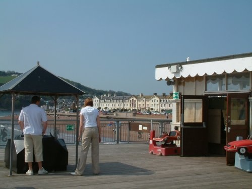 The pier showing the beach