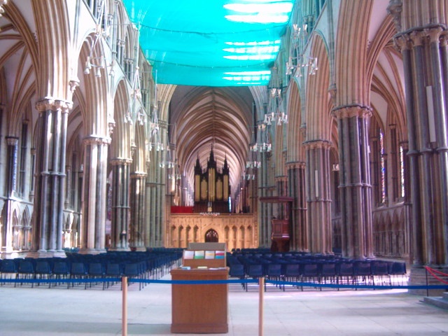 Inside the Lincoln Cathedral