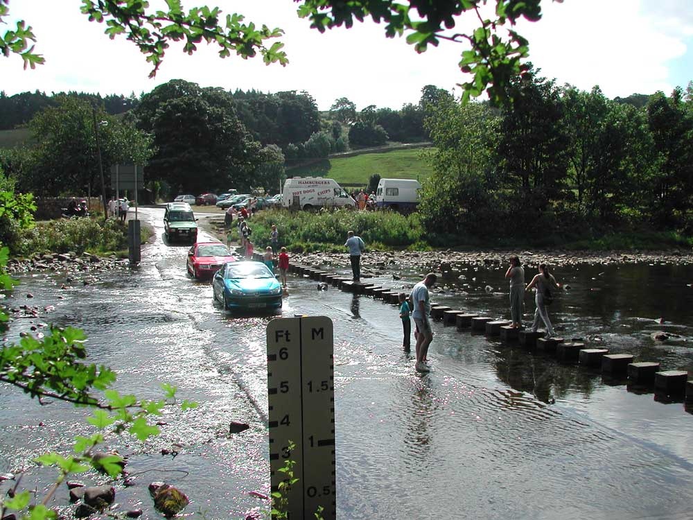 Ford over the River Wear at Stanhope, Co. Durham