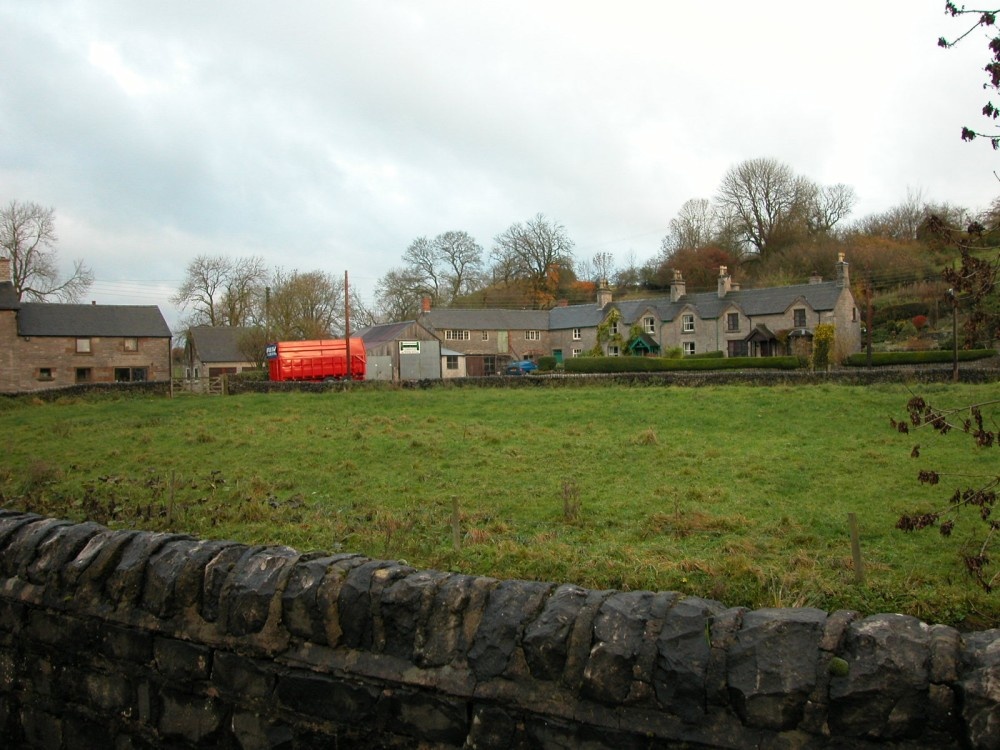 Photograph of Waterhouses, Staffordshire. Typical Buildings