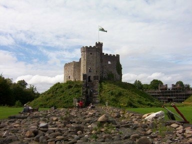 Inside Cardiff Castle