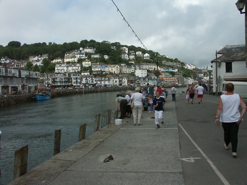 Looking towards Looe harbour Cornwall