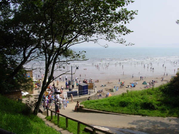 The beach from Martins Ravine