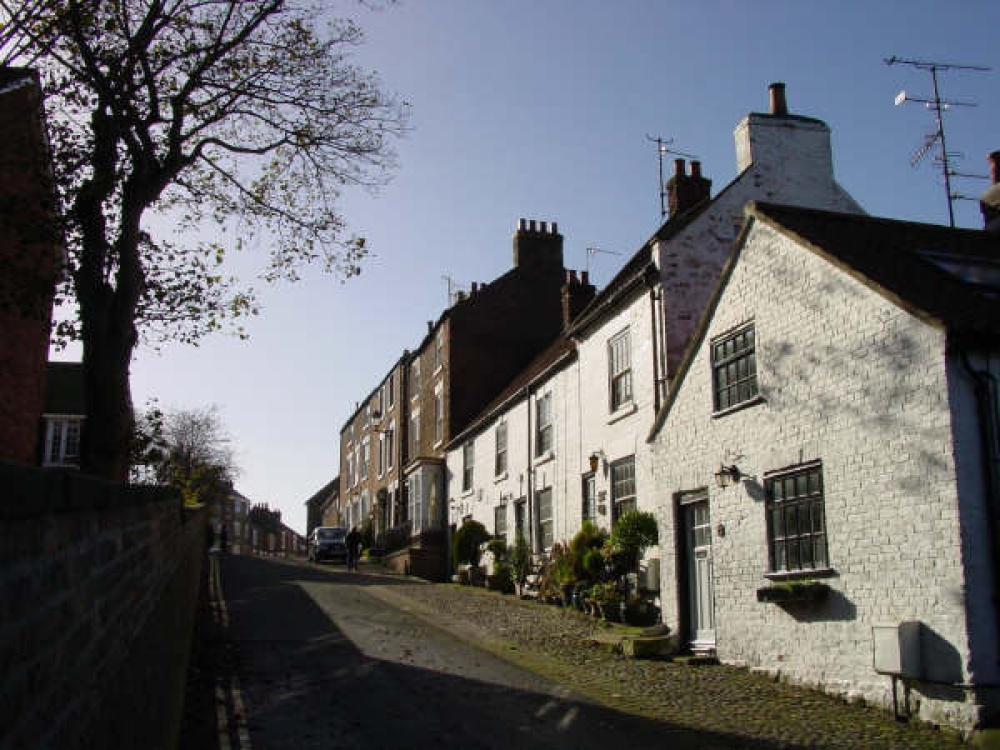 Autumn in Church Street 2004. Filey, North Yorkshire