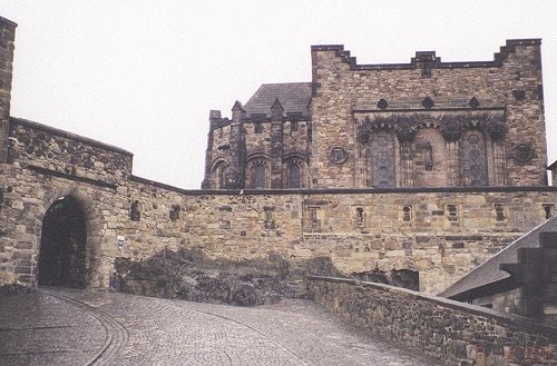 Inside Edinburgh Castle grounds photo by Chris Rennie