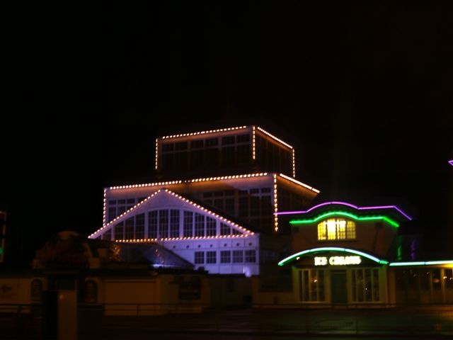 Winter Gardens by night at Great Yarmouth, Norfolk