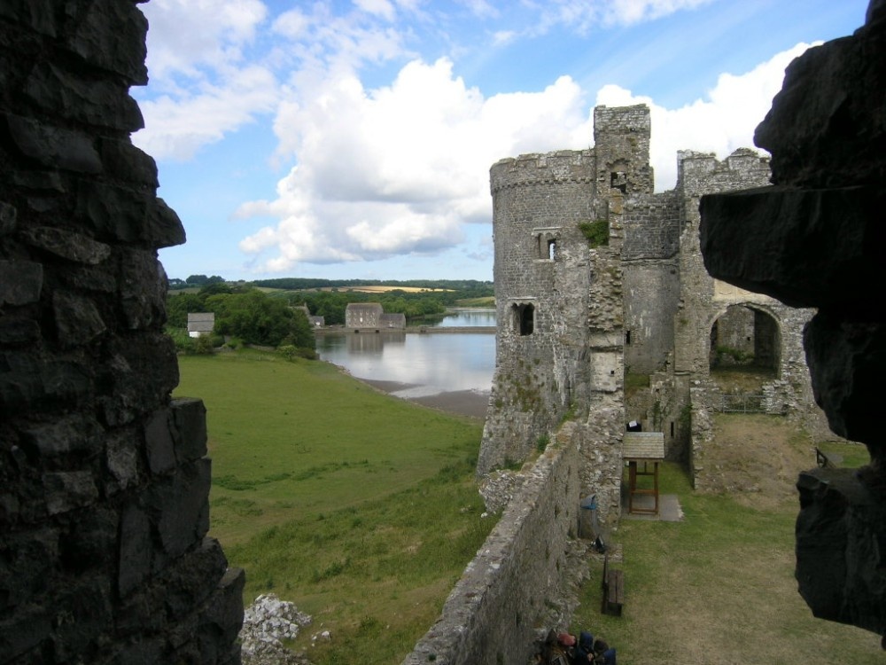 Carew Castle, Pembrokeshire, Wales