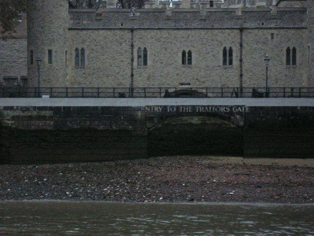 Traitor's gate, Tower of London