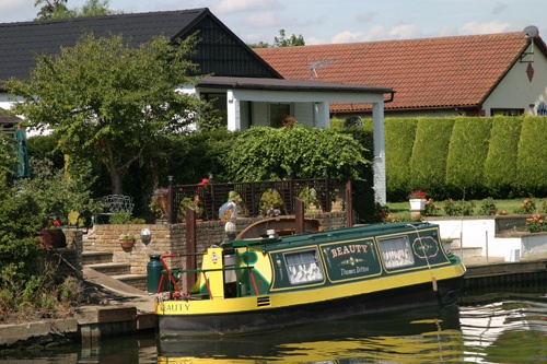 Photograph of Thames Ditton from the Thames