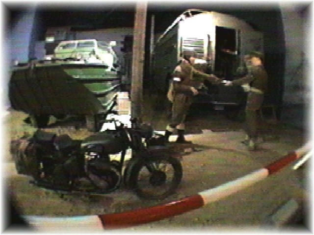 Diarama on display at Duxford Air Museum, Cambridgeshire.