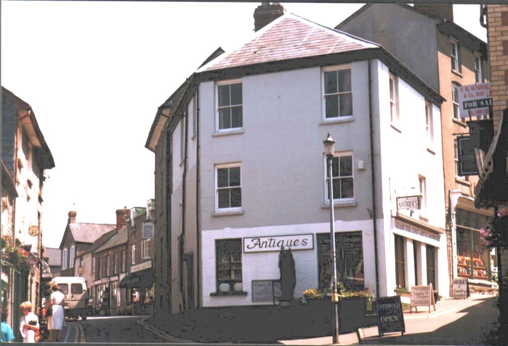 Hay on Wye corner bookshop