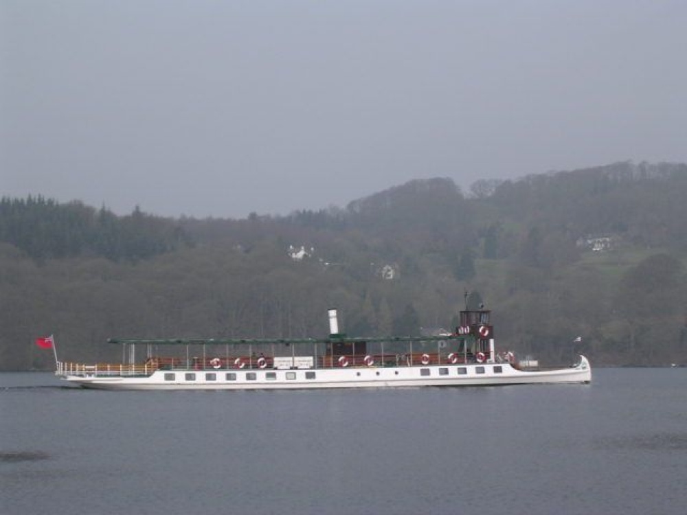 One of the larger pleasure boats on Lake Windermere