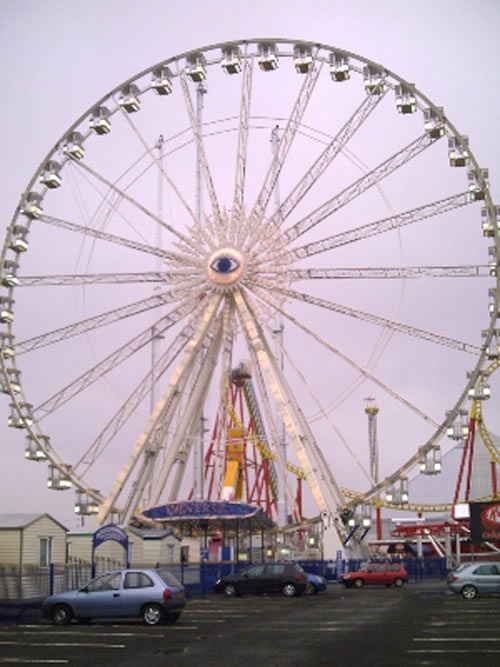 The eye on the coast, Ingoldmells, lincs