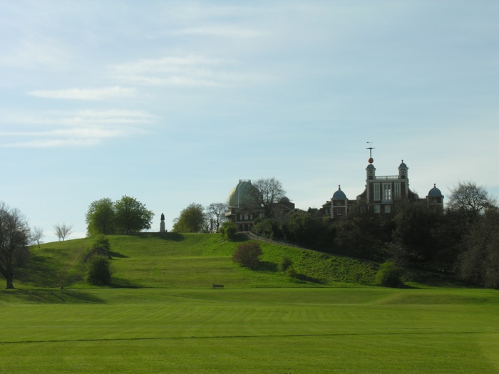 Greenwich Park facing Observatory, Greenwich, Greater London. Spring 2005