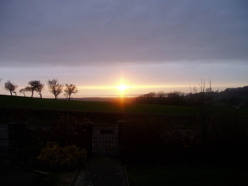 Sunset over Walney Island