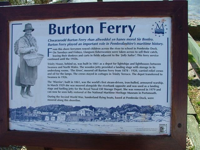 Photograph of Burton Ferry, Pembrokeshire