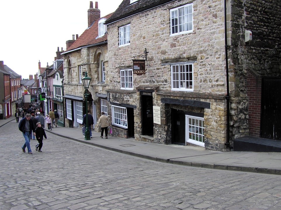 Jew's Court and Jew's House, Steep Hill, Lincoln. These two buildings date from the 12th Century.