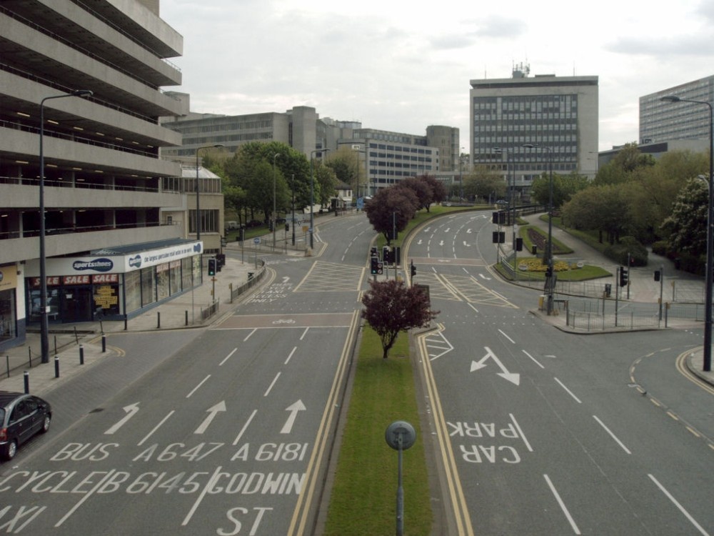 Bradford City Centre. Bradford, West Yorkshire