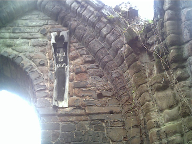 Oak Coffin in the Ruins of St. Johns