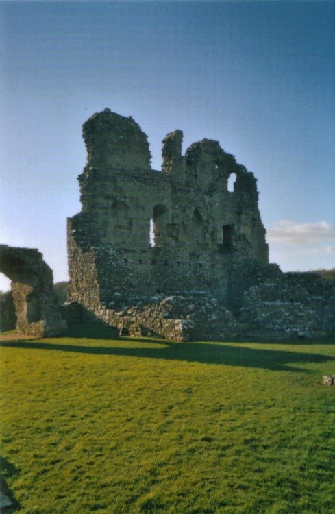 Ogmore Castle, South Wales uk