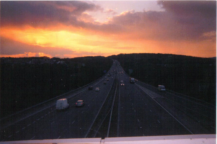 Overlooking M4 Motorway, Sarn, Bridgend