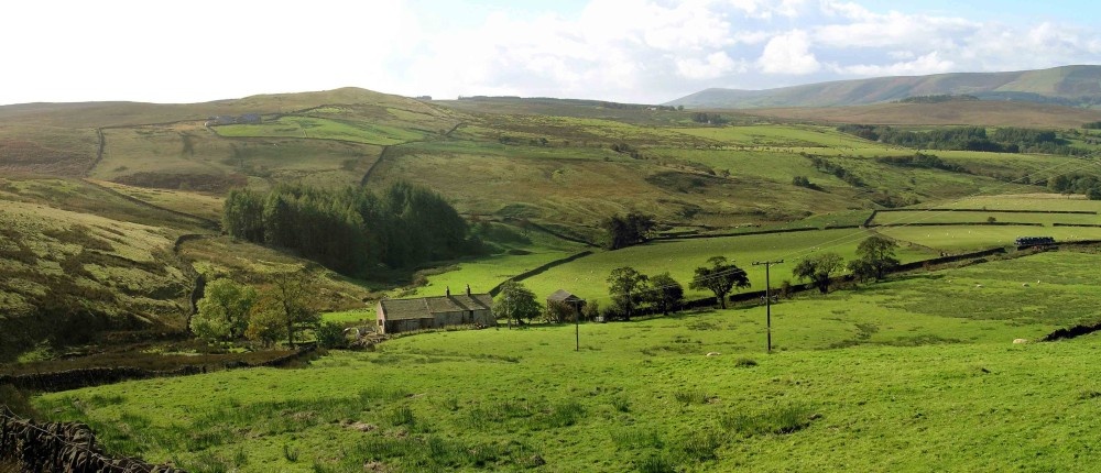 Hodder Valley from Waddington Fell, Lancashire