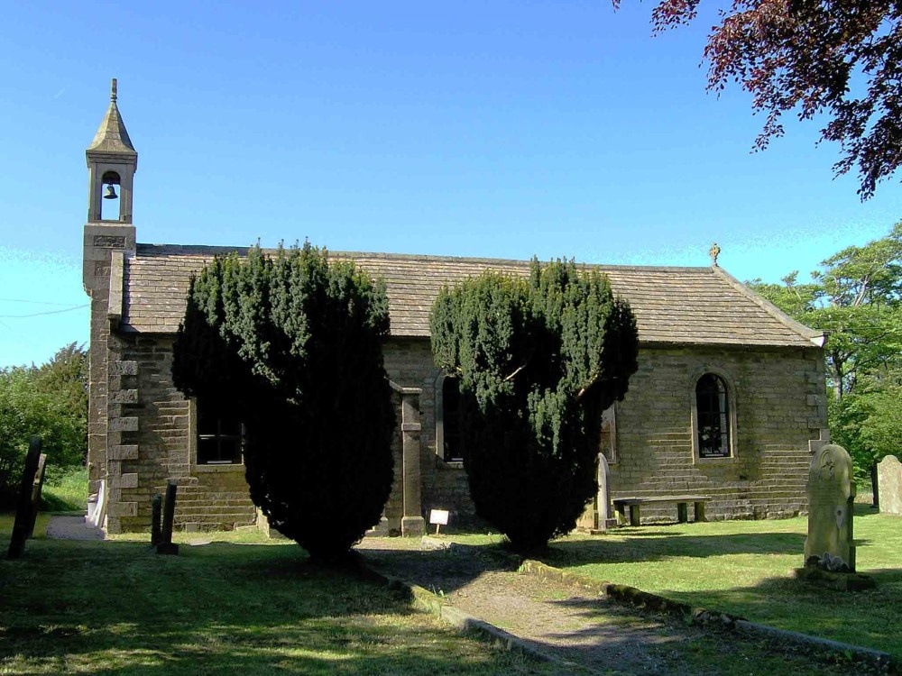 Photograph of St. Bartholomew's Church at 'Tosside' Lancashire