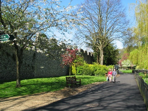 Winchester River Walk in April