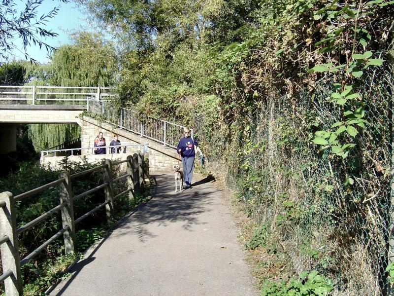 Lesley on Riverside Path