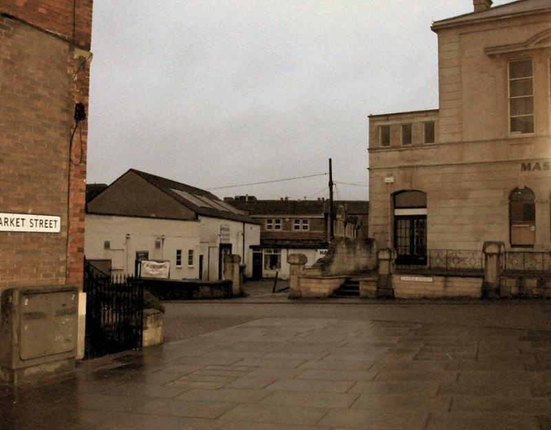 End of Market Street in the Early Morning