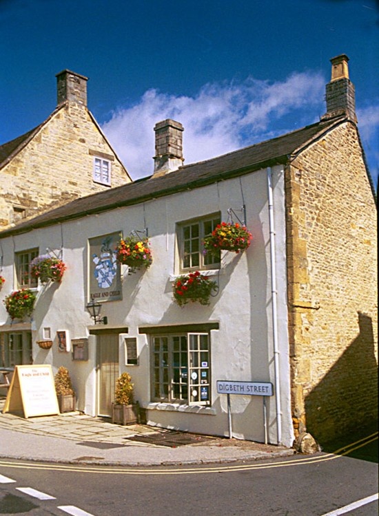 The oldest Inn in England - The Royalist Hotel at Stow-on-the-Wold, Gloucestershire