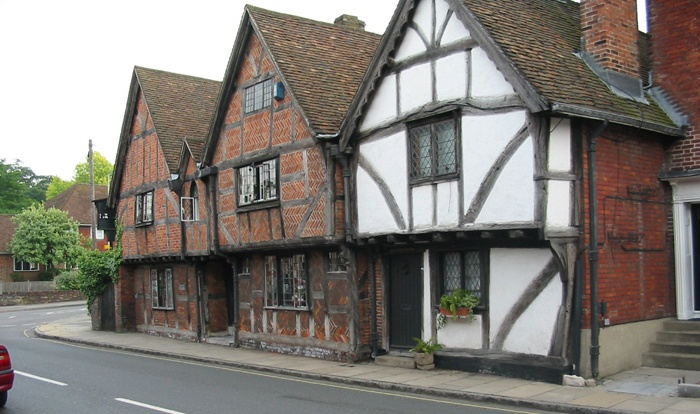 Photograph of Half timbered building