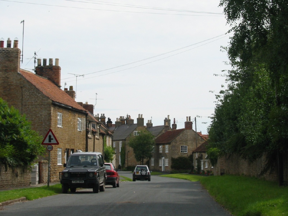 Photograph of Village street. Hutton Buscel, North Yorkshire