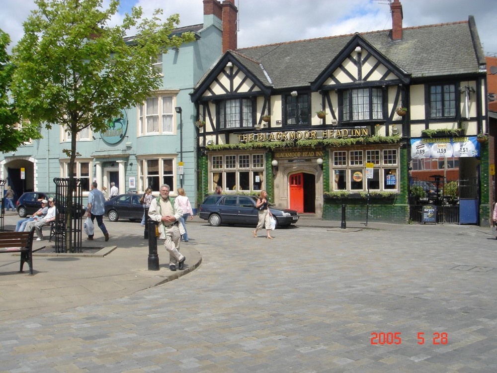 Town Square in Pontefract, West Yorkshire