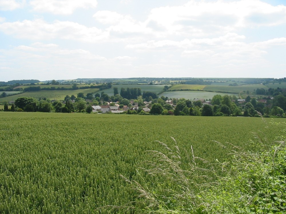 Kings Somborne Hampshire from the north west