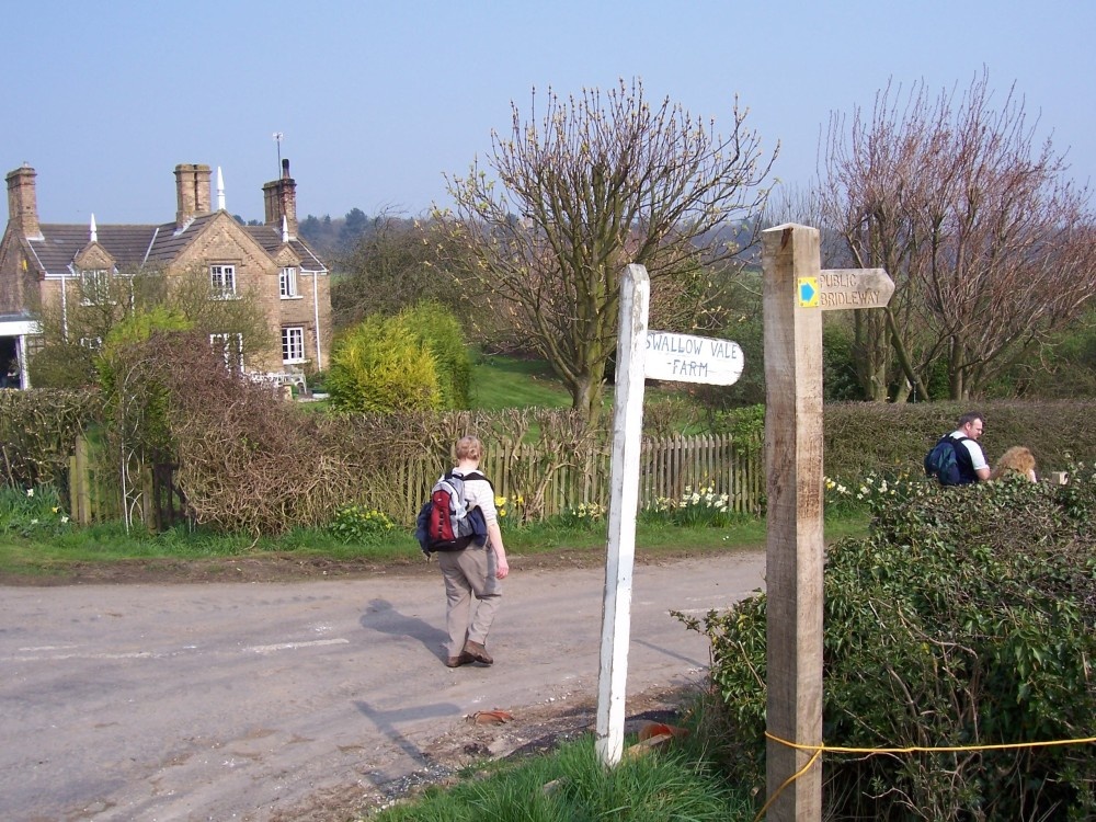 Walking in Swallow Vale, Lincolnshire