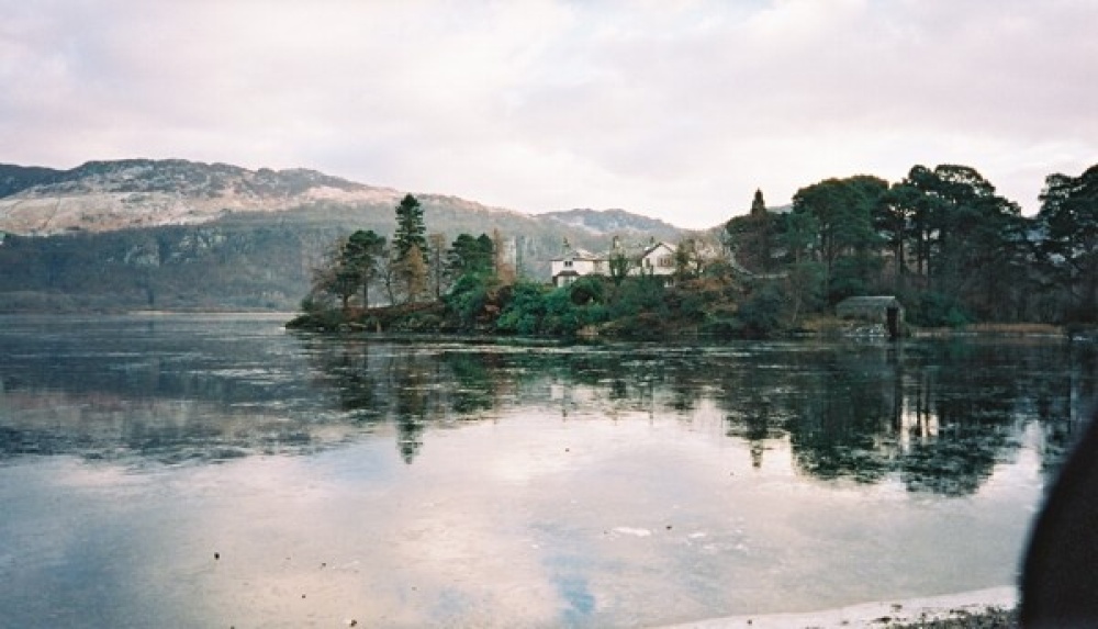 Brandelhow in winter Derwent Water, Cumbria