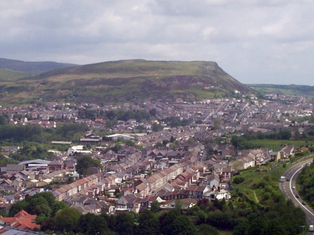 Tonypandy to Williamstown from Clydach, Rhondda photo by Anthony John