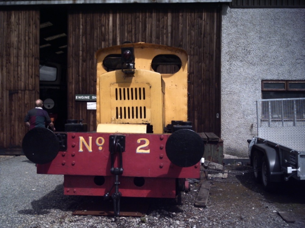 'Fluff' Steam Train, Haverthwaite, Cumbria