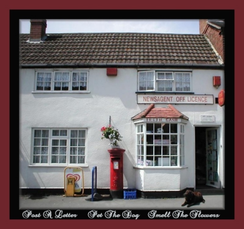 Post Box/pillar box in the small village of Packington in Leicestershire