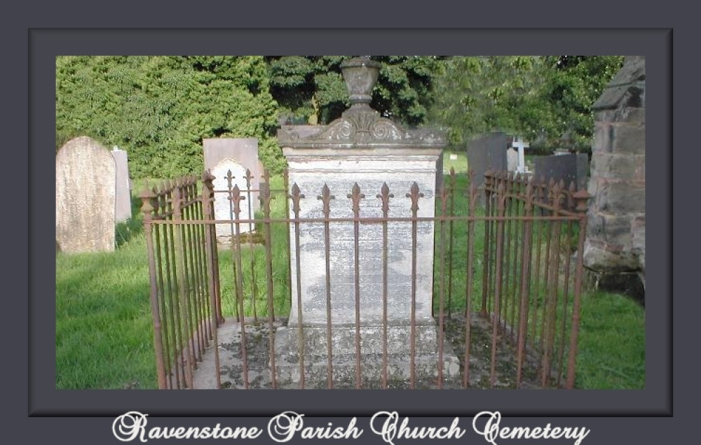 Cemetery at Raventone Parish Church in Leicestershire