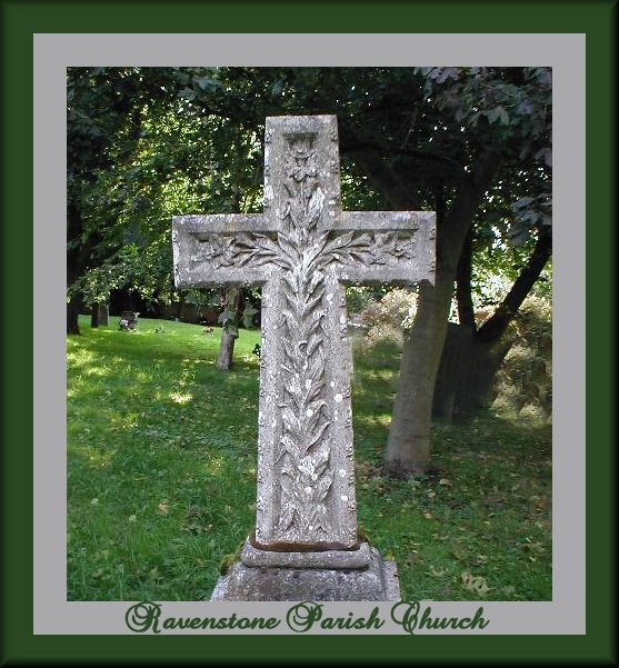 The cemetery at Ravensone Parish Church in Leicestershire