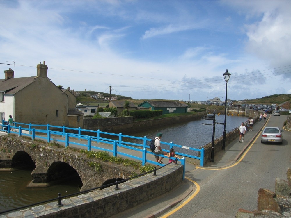 The river at Bude, Cornwall