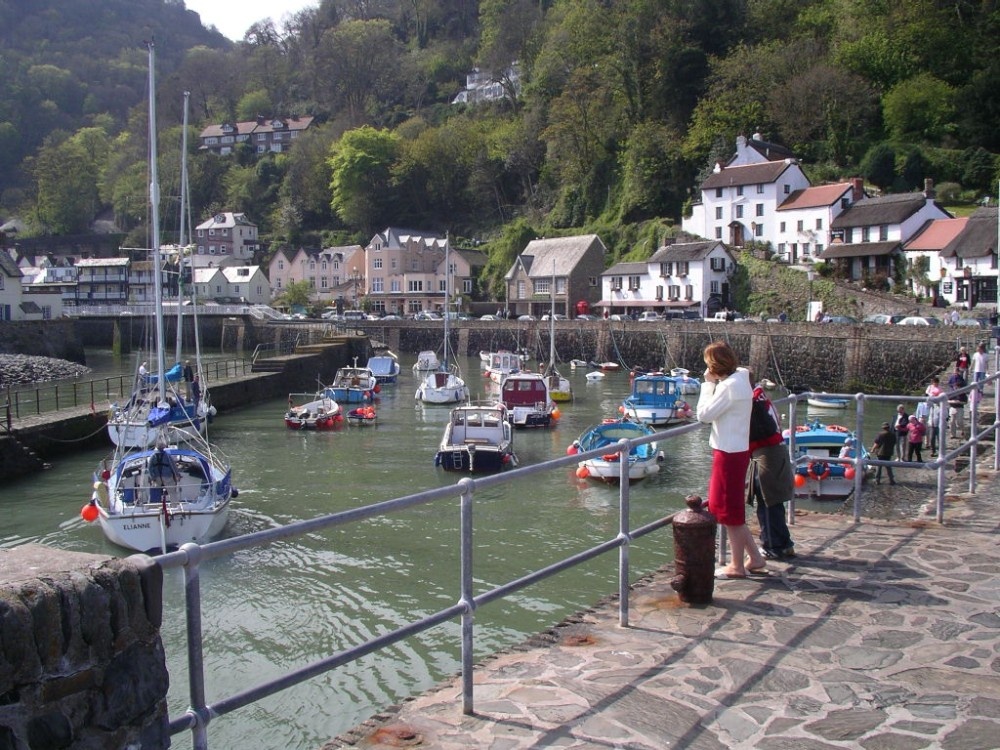 Lynmouth Harbour in Devon