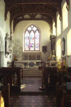 Inside St Mary & St Margaret's Church, Sprowston, Norfolk